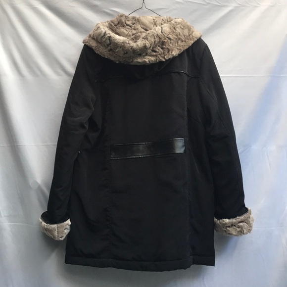 Alia Winter Jacket With Faux Fir Trim - Picture 7 of 12